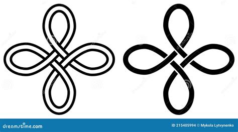 Symbol Of Happiness Talisman Amulet Celtic Knot Vector Symbol Of