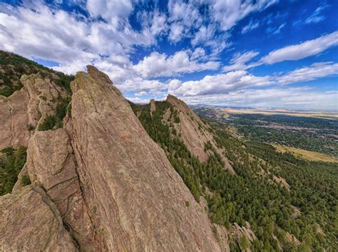 Majestic Boulder Flatirons Behold The Iconic Side View At 7000 Feet