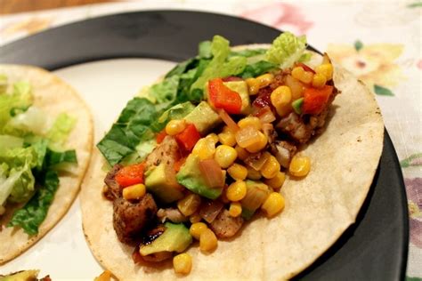 Cod or haddock could be substituted for the tilapia. Tilapia Tacos with Roasted Corn Relish - Sweet Tooth Sweet ...