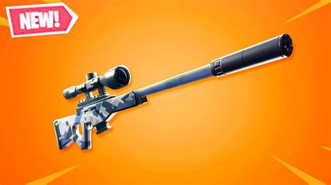 New Suppressed Sniper Rifle In Fortnite Youtube