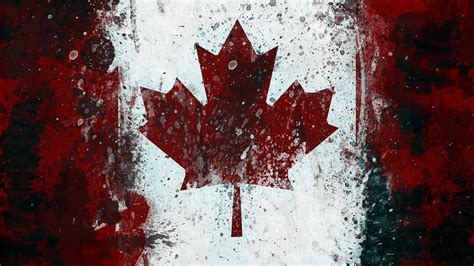 Toronto Maple Leafs Logo Canada Canadian Flag Flag Grunge Hd