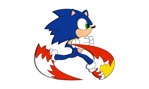 Sonic Running Sth4 Ep1 Style By Wingedknight7 On Deviantart
