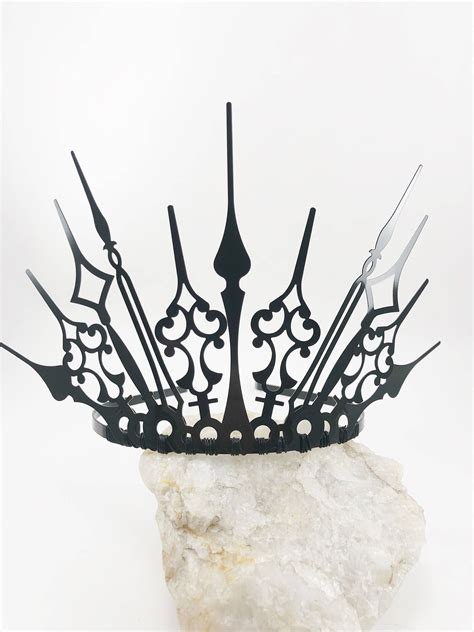 Black Tiara Gothic Crown Black Crown Gothic Tiara Evil Queen