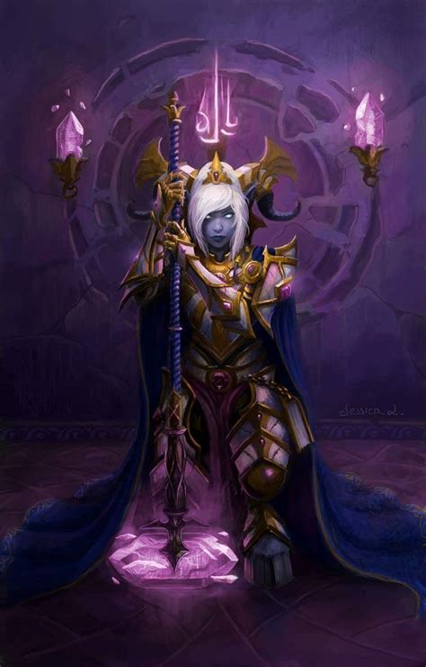 Dark Elf Drow Mage Preparing A Ritual Warcraft Art Character Art Art