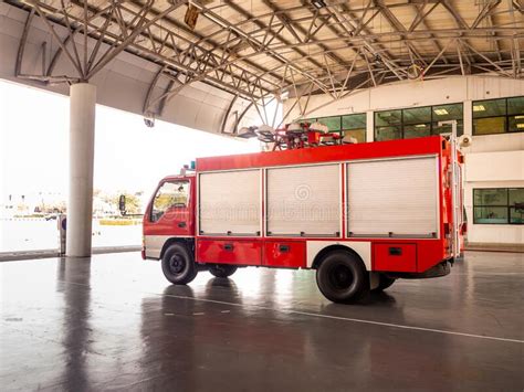 The Fire Truck Car Firefighter Rescue In Station Editorial Photography