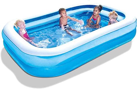 Sychong Jardín Al Aire Libre Inflable Familiar Piscina Rectangular