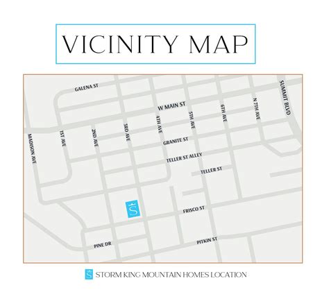 Vicinity Map And Site Plan Storm King Mountain Homes