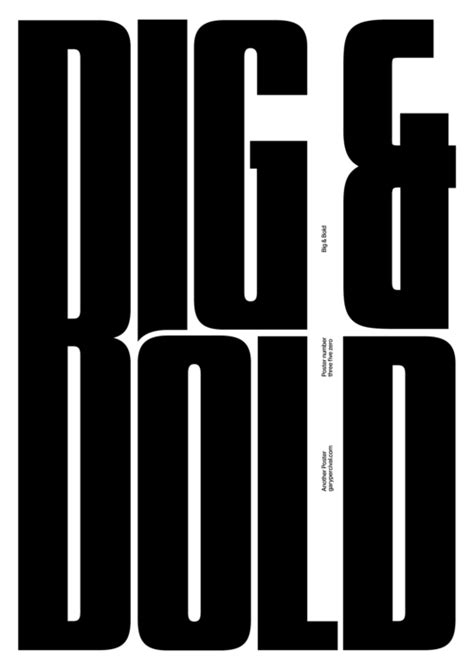 Bigandbold Graphic Design Images Contemporary Typography