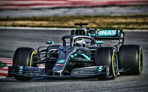 Hd wallpapers and background images. ダウンロード画像 Valtteri Bottas, 4k, メルセデスF1W10, レースウェイ, 2019年F1車 ...
