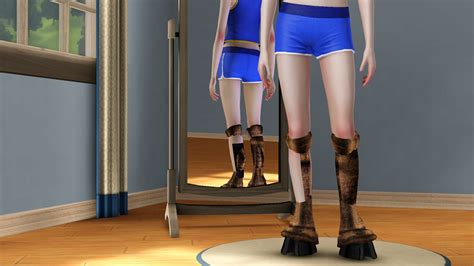 Mod The Sims Help Edit Faunsatyr Shoes To Work With Body Fixed