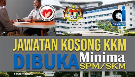 Bhd (sesb) | permohonan adalah dipelawa daripada warganegara malaysia yang berkelayakan dan b. Jawatan Kosong KKM 2020 Dibuka, Minima SPM / SKM - AksesInfo