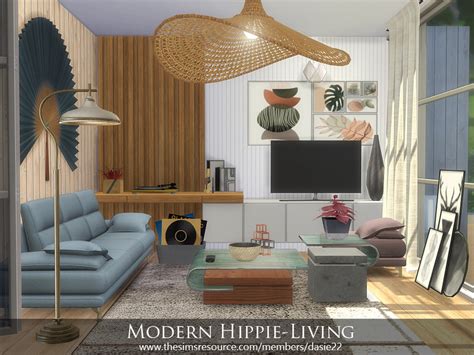 The Sims Resource Modern Hippie Living