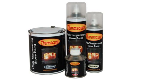 Dark Grey Metallic Charcoal Coloured Heat Resistant Paint Thermacure