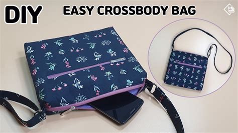 Diy Easy Crossbody Bag Shoulder Bag Sewing Tutorial Tendersmile