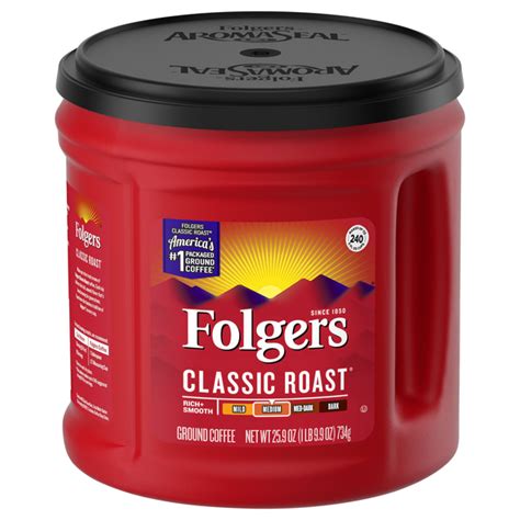 Save On Folgers Classic Roast Medium Coffee Ground Order Online Delivery Giant
