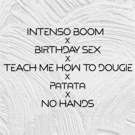 Intenso Boom X Sex Birthday X No Hands X Teach Me How To Dougie X Ратата By Samuele Brignoccolo