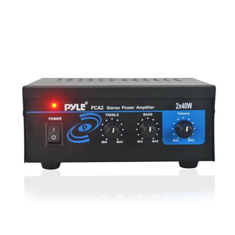 Pylehome Pca2 Mini Audio Amplifier Compact Stereo Power Amp