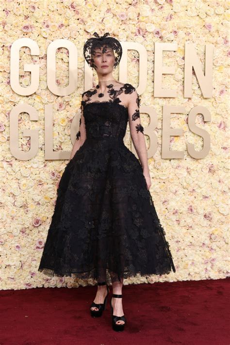 Stars Ditch Traditional Gowns For Tea Length Dresses At The 2024 Golden