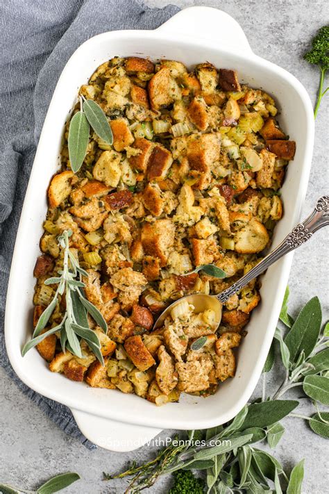 Easy Stuffing Recipe Spend With Pennies