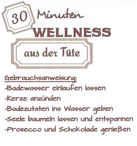 1 gift bag 30 minutes wellness in the bag with contents content of. 30 min Wellness aus der Tüte | Wellness geschenke ...