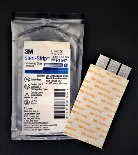 Buy Steri Strip 1 2 Reinforced Adhesive Skin Closures 5 Packs 30