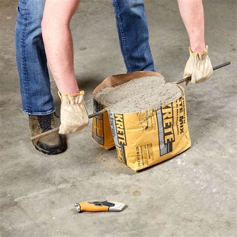Pro Tip: Make Heavy Concrete Bags Easier to Carry | Concrete bags