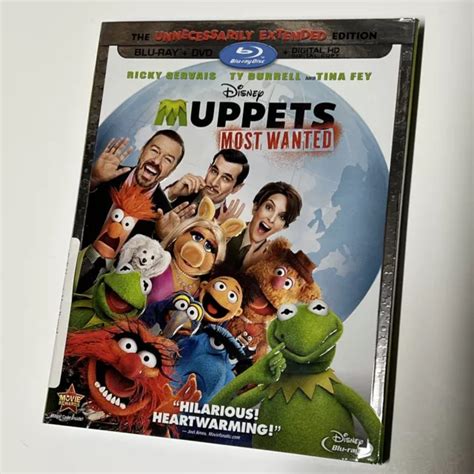 Muppets Most Wanted Blu Raydvd 2014 2 Disc Set Clearance Item 1