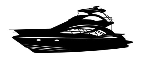 Yacht Clipart Black And White