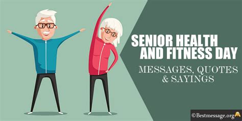 Senior Health And Fitness Day Messages And Quotes Sample Messages