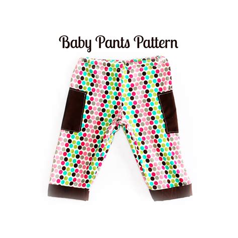 Baby Pants Pattern Nb 24 Months Cloth And Disposable Sizes Mamma