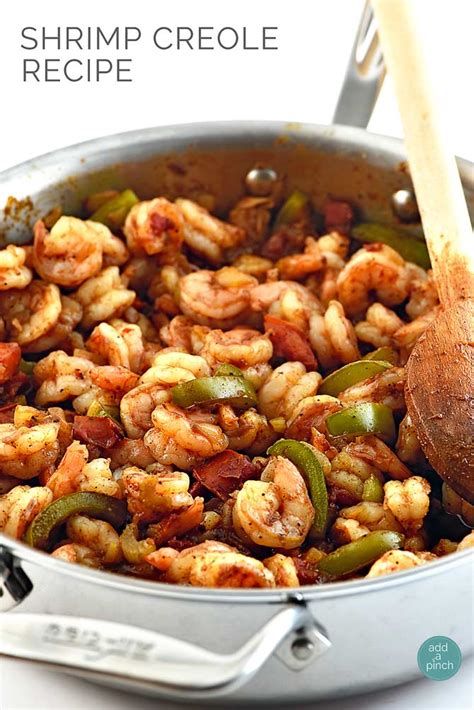 Serve this healthy fish recipe with brown rice, couscous or quinoa to soak up the fragrant sauce. Shrimp Creole Recipe - Add a Pinch