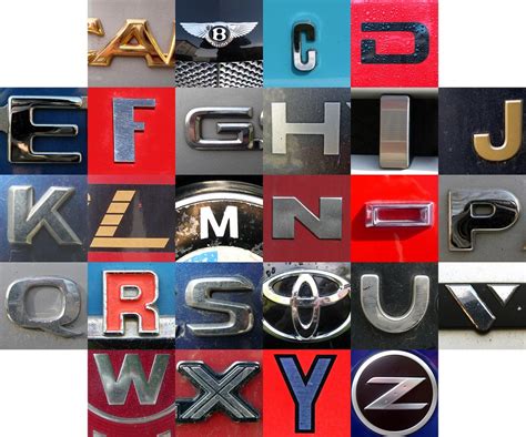 These cars bring the technology, charm and reliability that all car lovers want. Car letters | Postings to the Themed Alphabets group ...