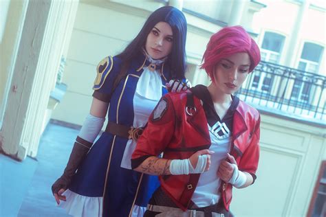 No Spoilers Sharing Our Arcane Cosplay Jinx Cosplay By Hippochii Ekko Cosplay By Ven