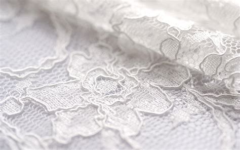 Download White Hd Lace Fabric Wallpaper