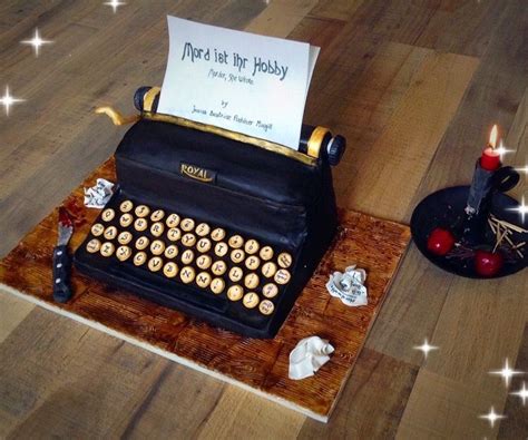 Pin En Typewriter Cakes