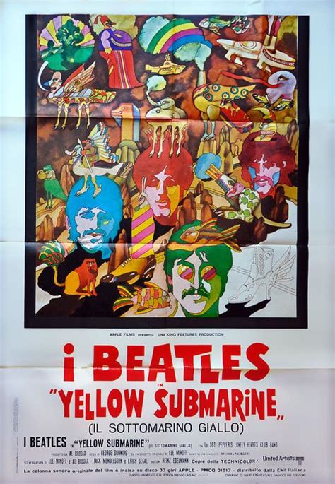 Heinz Edelmann The Beatles Yellow Submarine 1968 Wb Beatles