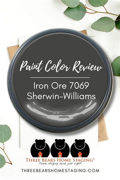 Paint Color Review Sherwin Williams Iron Ore 7069 Three Bears Home