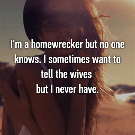 Confessions From Homewreckers That Have Ruined Marriages