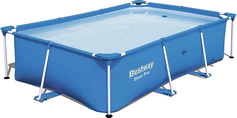 Bestway Steel Pro Alberca Con Marco Patio Césped Y Jardín