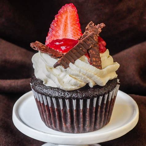 strawberry black forest cupcakes decidedly adult celebration cupcakes