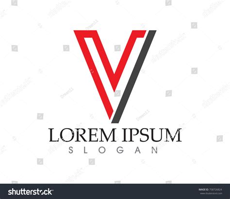 V Letters Business Logo And Symbols Template Royalty Free Stock