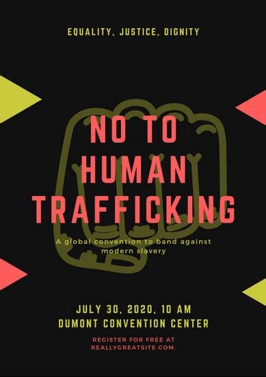 customize 84 human trafficking poster templates online canva