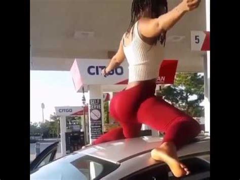 Twerking On A Car Youtube