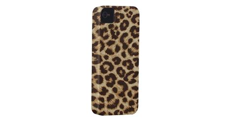 Leopard Print Iphone 44s Case Mate Case Zazzle