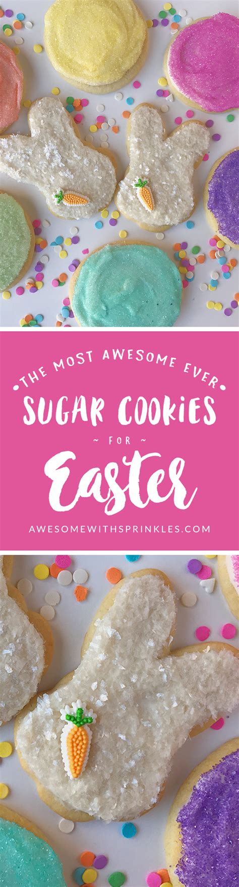 The Most Awesome Ever Sugar Cookies Awesome With Sprinkles