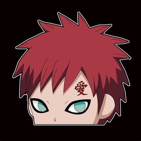 Anime Peeker Stickers Naruto Peeker Anime Peeking Sticker Car Window