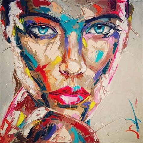 Pin by Starr Torres on Color | Abstract face art, Portrait art