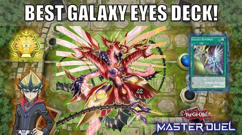 best galaxy eyes deck otk new support crushing meta yu gi oh master duel youtube