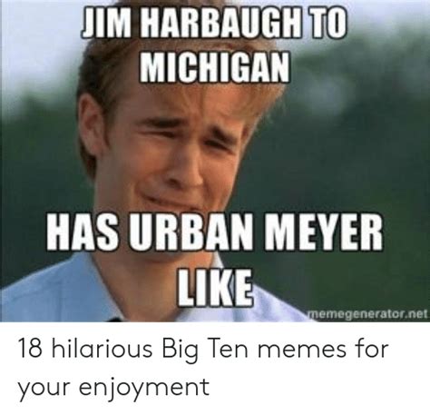 Jim Harbaugh To Michigan Has Urban Meyer Like Memegeneratornet 18