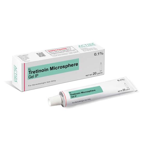 Tretinoin Microsphere Gel Packing Size 15 G Rs 70 Unit Actiza